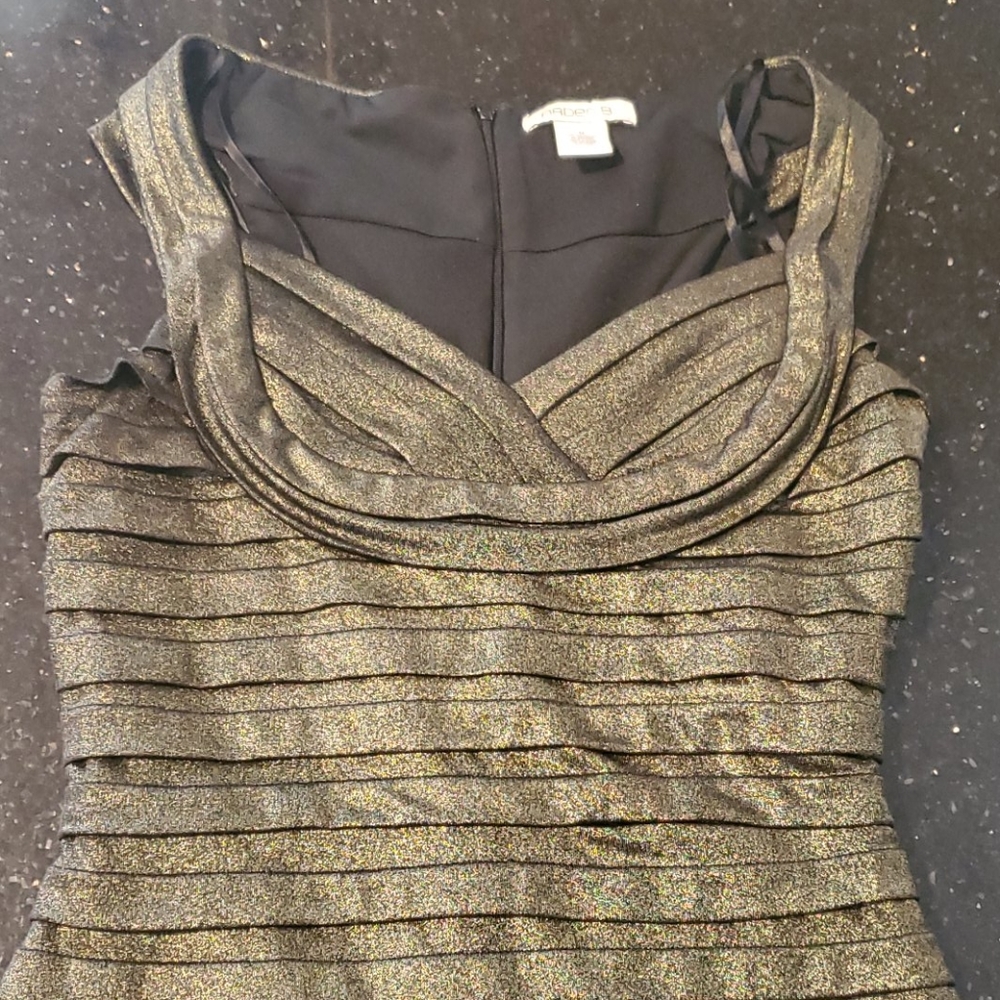 Metallic Gold Arden B. Dress Young Woman. M